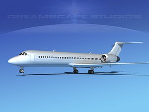 Boeing 717-200 Bare Metal