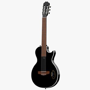 3D Electro Acoustic Guitar Cort Sunset Nylectric BK WBAG Sunset Series PBR