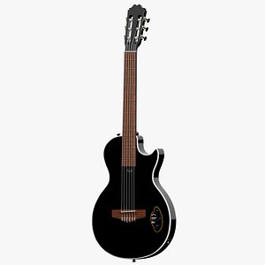 Electro Acoustic Guitar Cort Sunset Nylectric BK WBAG Sunset Series PBR