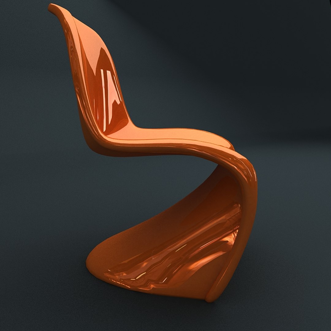 3d panton chair