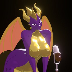 Fem Anthro Spyro 3D