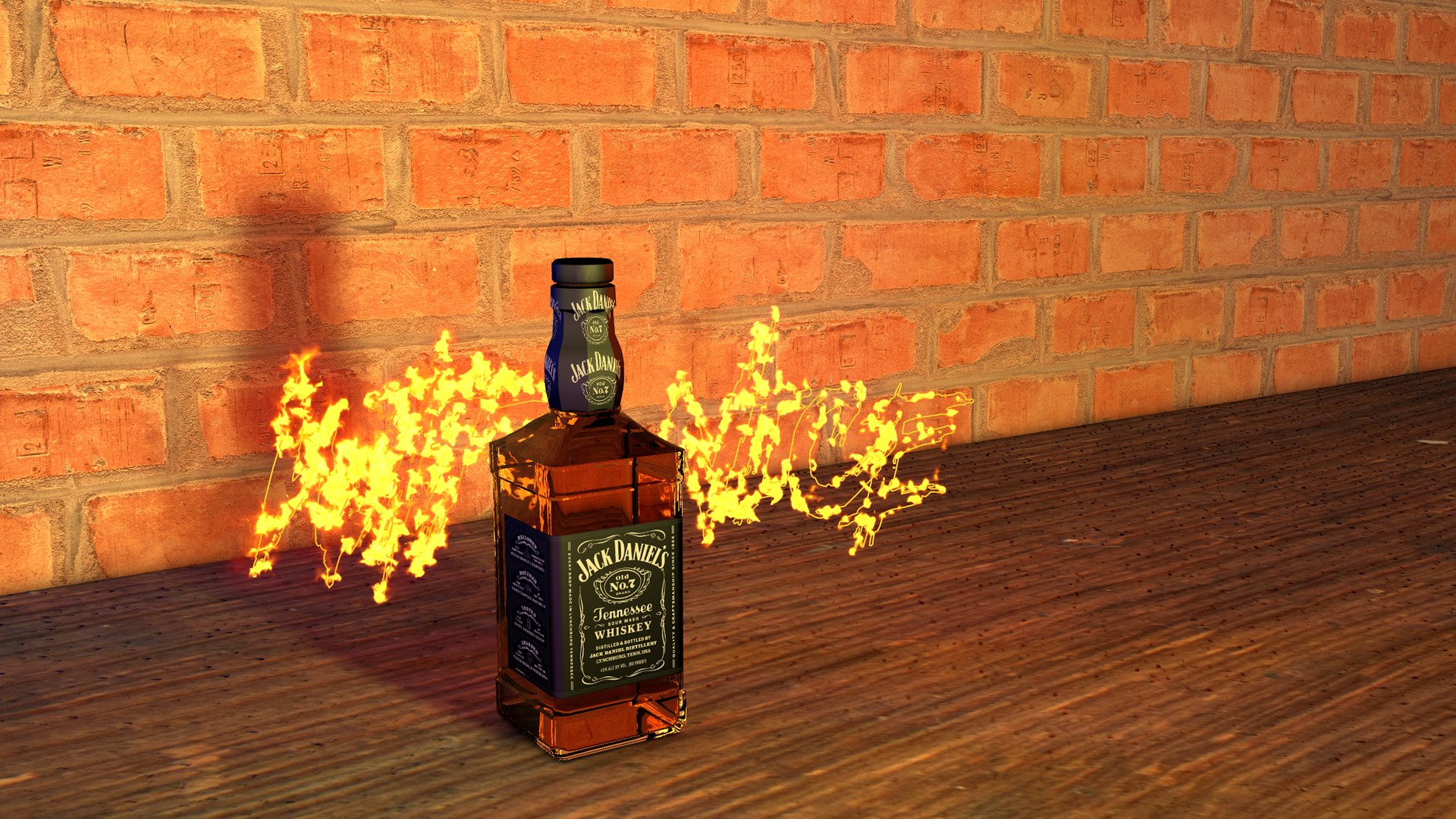 Bottle Jack Daniels 3D Model - TurboSquid 1954894