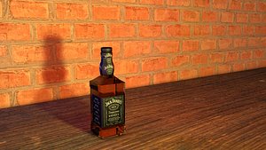Bottle Jack Daniels 3D model