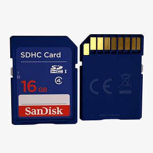 3D SD Card 16GB