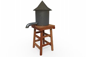 water tower 3D model