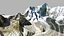Paisagem montanhosa Chomolungma Monte Everest