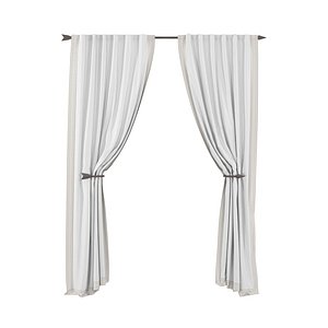 curtains rh studded 3d max