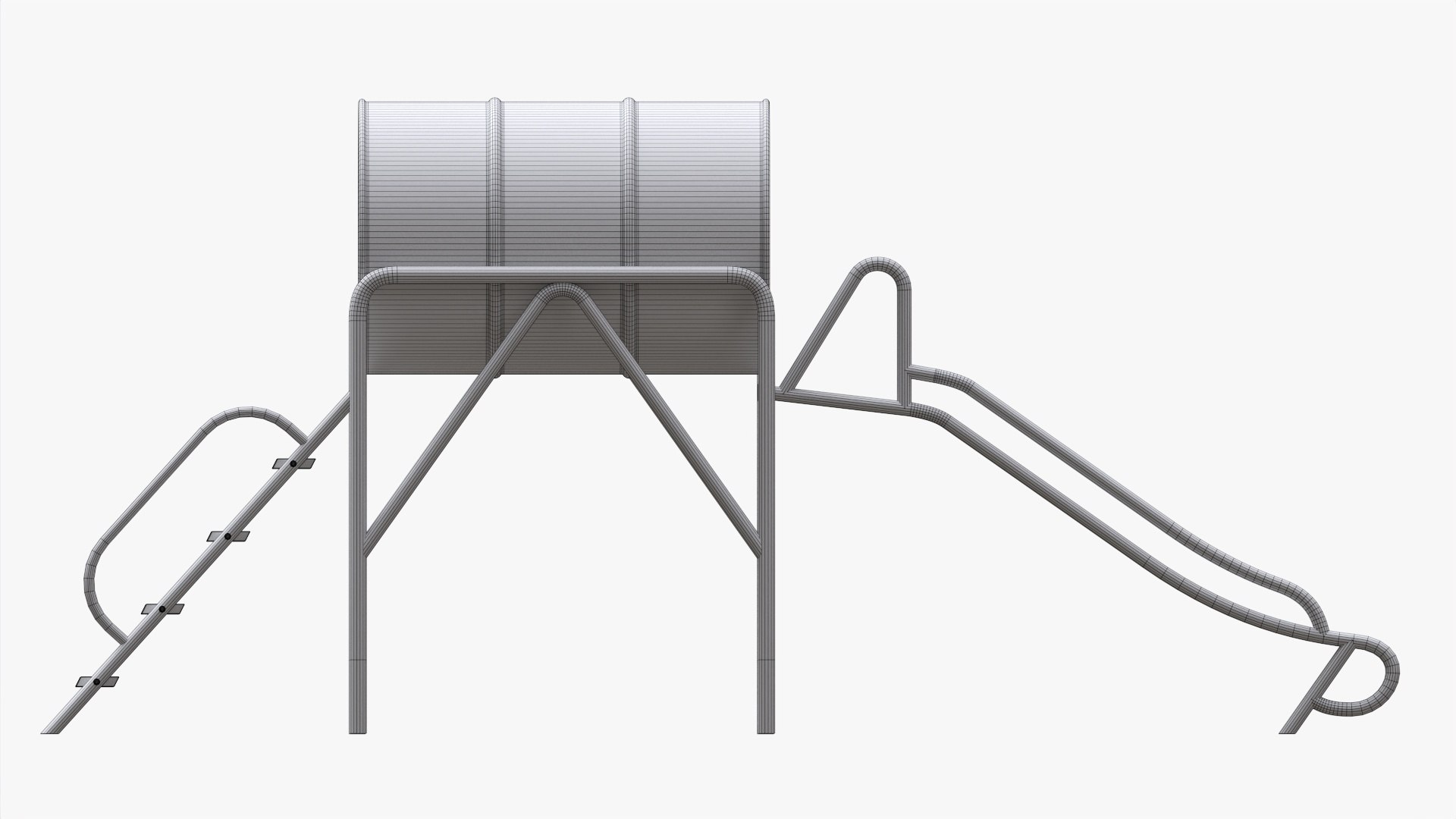 Playground Barrel Slide 02 3D Model - TurboSquid 1877127
