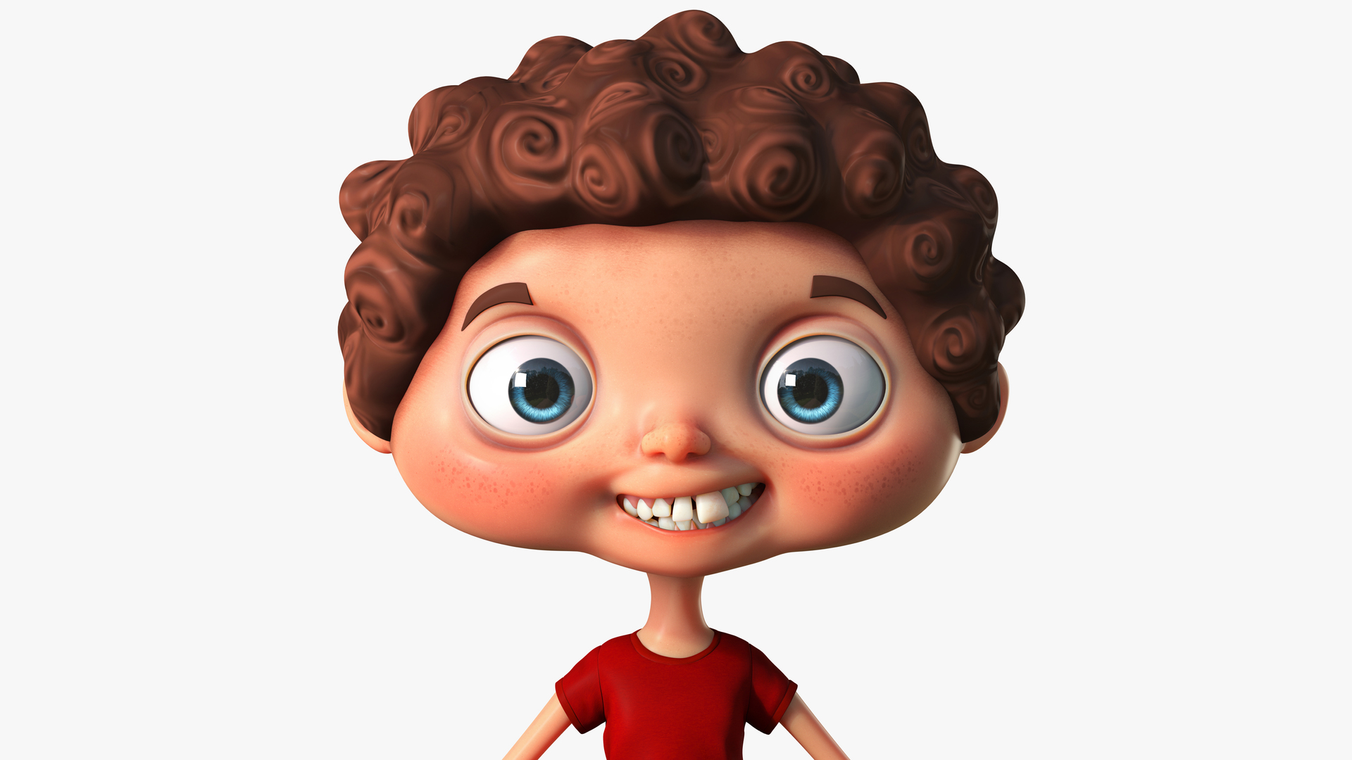3D Billy Cartoon Boy model - TurboSquid 1744794