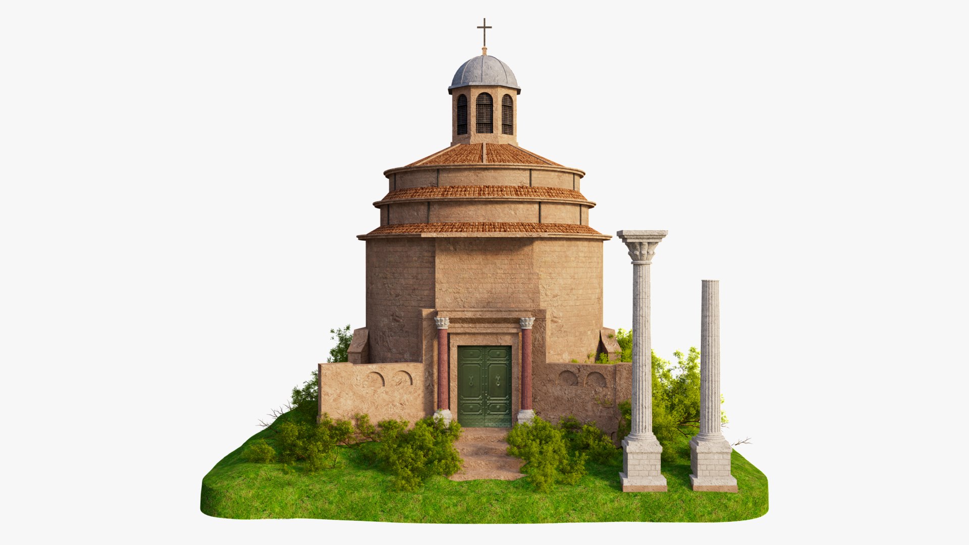 3D Temple of Romulus Roman Forum model https://p.turbosquid.com/ts-thumb/sg/AM05zX/Cq/roumulus5/jpg/1775820103/1920x1080/fit_q87/94d593605a2d6145af70c049df02a1aadd234987/roumulus5.jpg