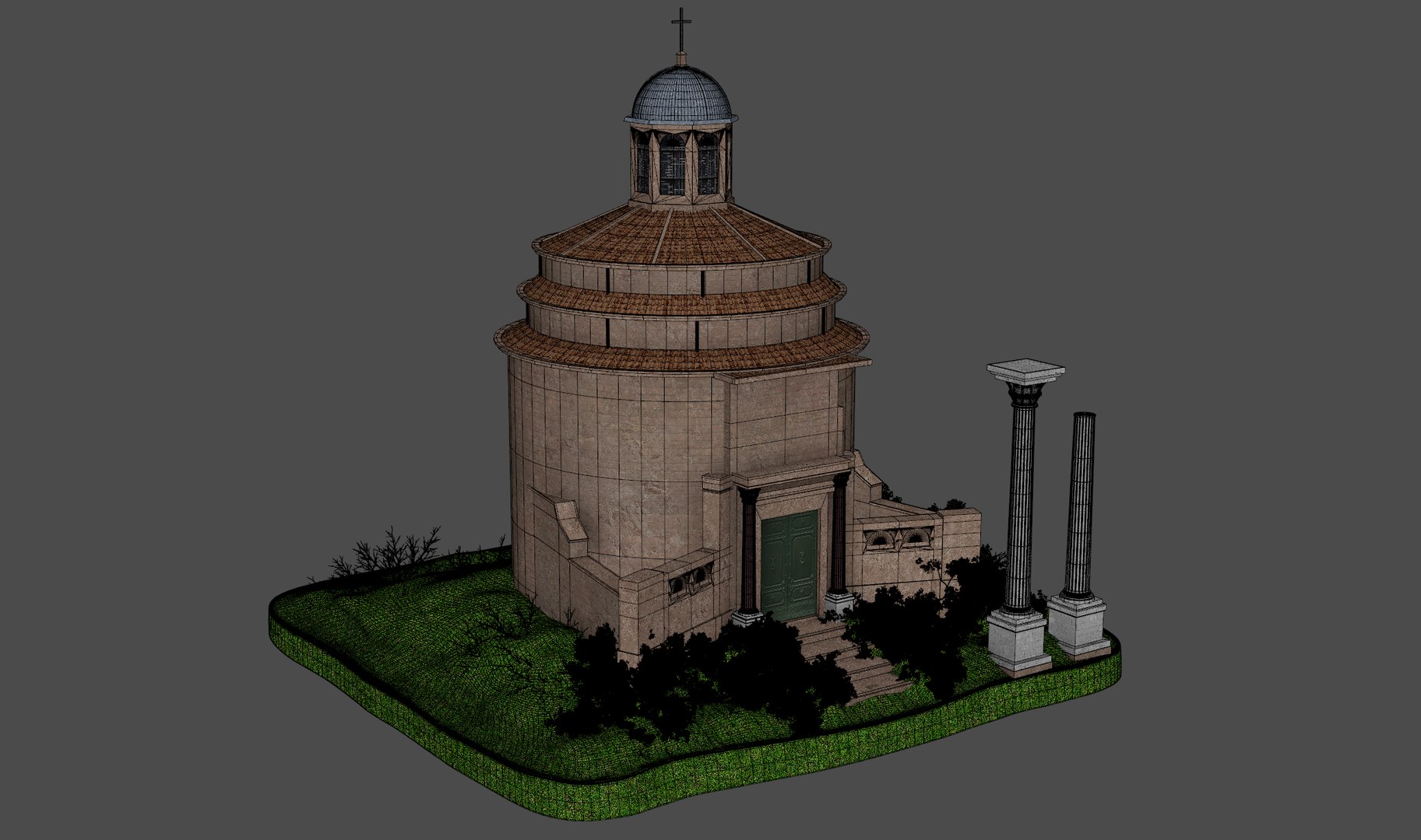 3D Temple of Romulus Roman Forum model https://p.turbosquid.com/ts-thumb/sg/AM05zX/Gf/roumulus8/jpg/1775820373/1920x1080/fit_q87/64873acf2a151f274b82f4f7f864a6b2f21a7eea/roumulus8.jpg