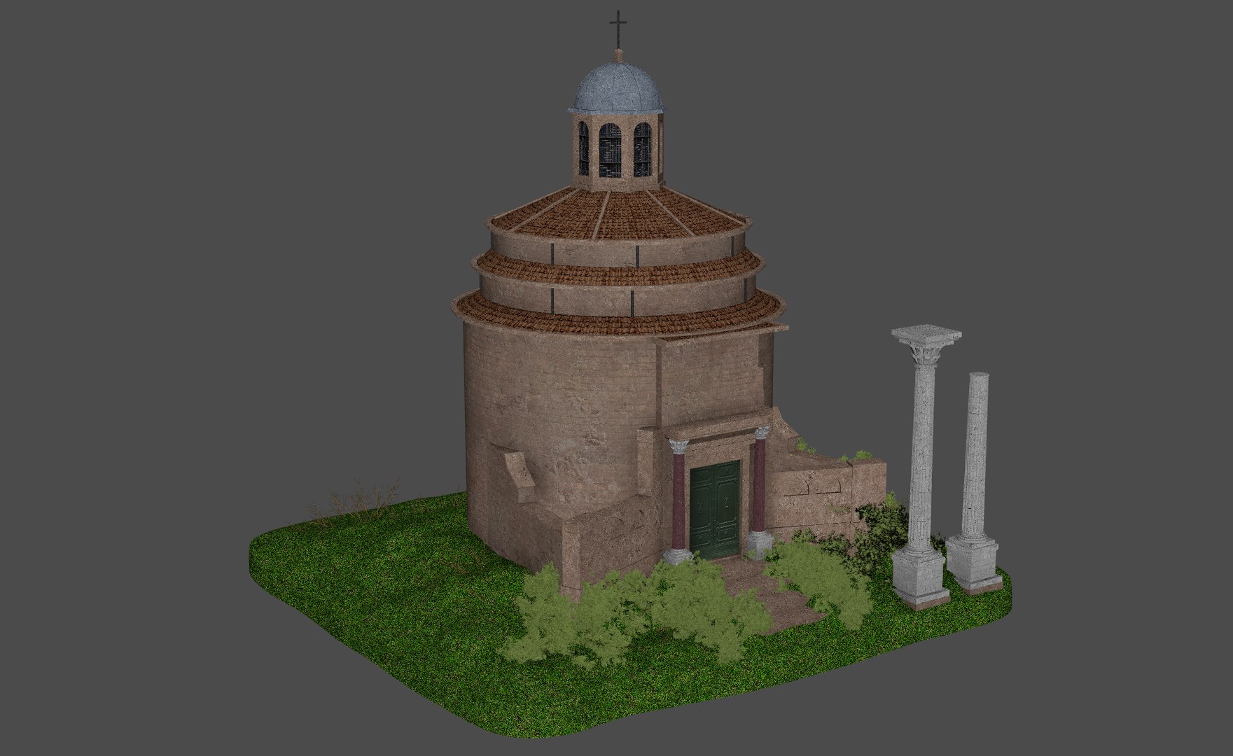 3D Temple of Romulus Roman Forum model https://p.turbosquid.com/ts-thumb/sg/AM05zX/fJ/roumulus9/jpg/1775820373/1920x1080/fit_q87/a737e2f471546f854d970838cc2632c6de0262c8/roumulus9.jpg