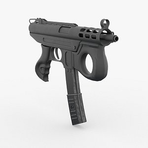 3D model Gun Lowpoly Kitbash 31