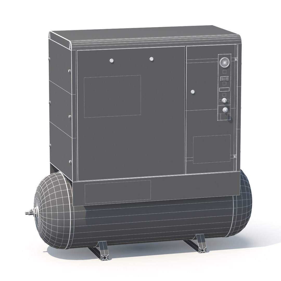 3D screw air compressor https://p.turbosquid.com/ts-thumb/sg/CDhAy5/BAPbCovG/aircompressor_13/jpg/1512841632/1920x1080/fit_q87/29c689aef2b24cecb910d602e3ca41793b8e9158/aircompressor_13.jpg