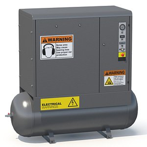 3D screw air compressor