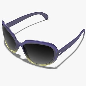 3d model glasses sunglasses