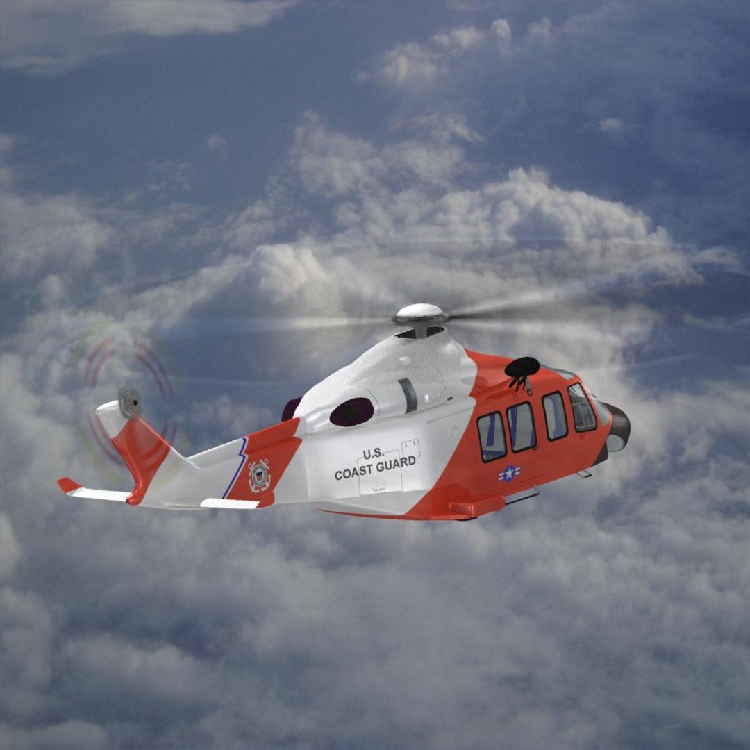 3dsmax Agusta Westland Aw-139 Coast Guard