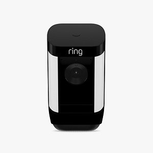 Ring Spotlight Cam Pro Black 3D model