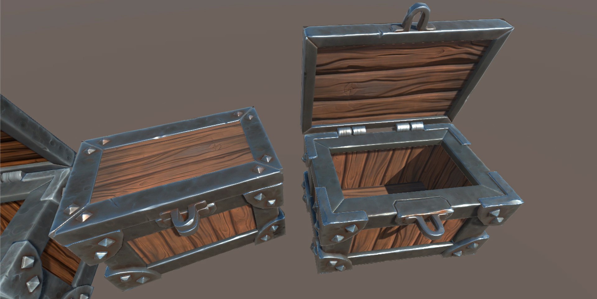 3D stylized chest - TurboSquid 1245832