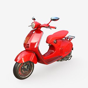 Vespa 946 Low Poly