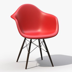 Eames Plastic Daw Armchair 3D