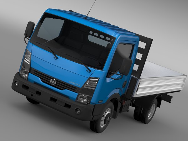 nissan cabstar tipper 2015 3d model