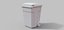 Green Parisian Trash Bin