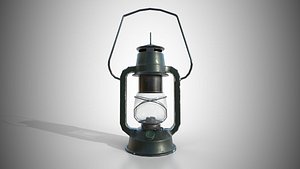 Old British Army Lantern 3D