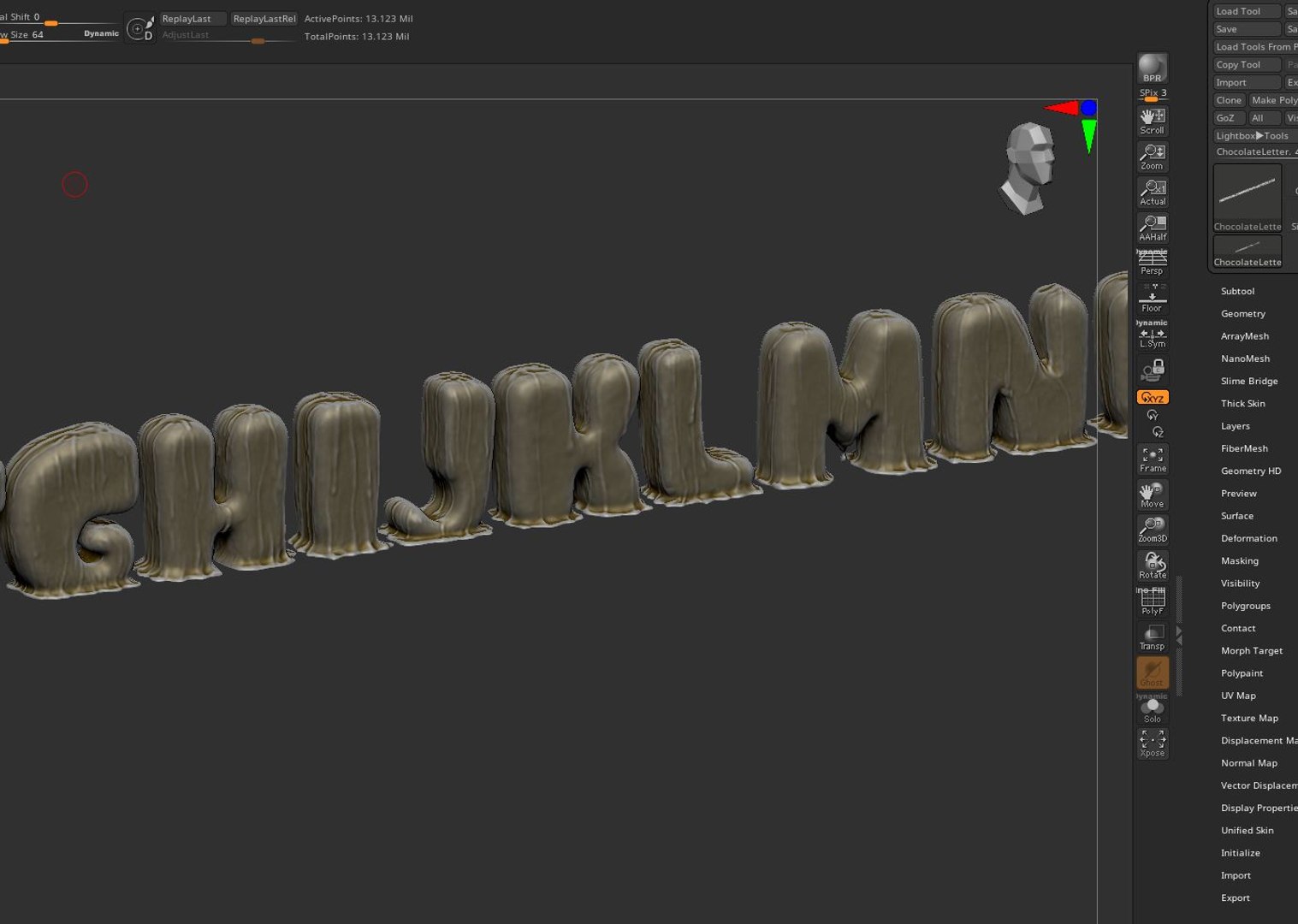 3D Chocolate Letter https://p.turbosquid.com/ts-thumb/sg/TV6qJw/mt/zbrush/jpg/1694993132/1920x1080/fit_q87/e6737204b047673a1e1db7a42a6bd065a7a5a4ec/zbrush.jpg