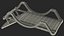 Black Plastic Outdoor Lounger