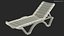 Black Plastic Outdoor Lounger