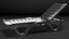 Black Plastic Outdoor Lounger