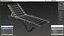 Black Plastic Outdoor Lounger