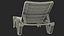 Black Plastic Outdoor Lounger