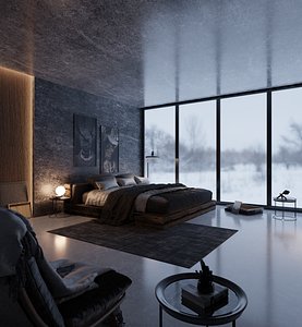 Modern Bedroom 3D