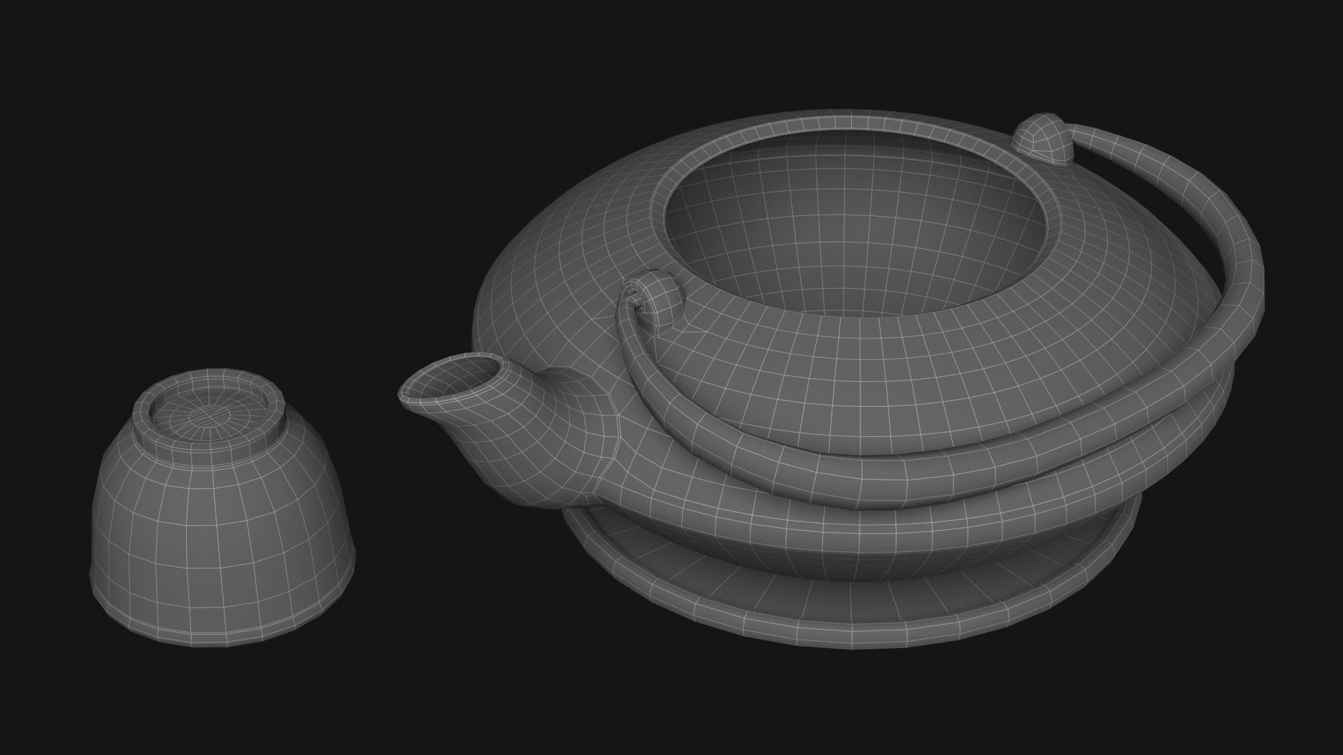 3D Japanese Cast Iron Model - TurboSquid 1460727