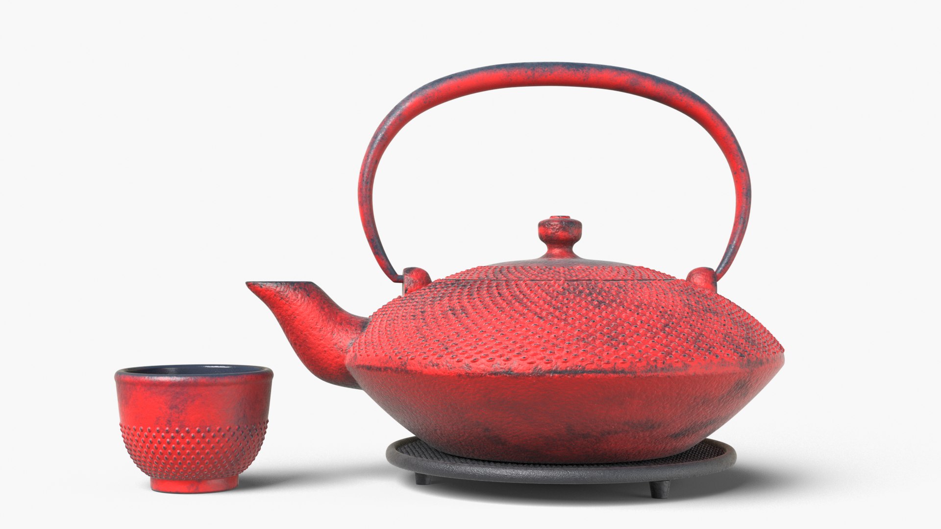 3D Japanese Cast Iron Model - TurboSquid 1460727