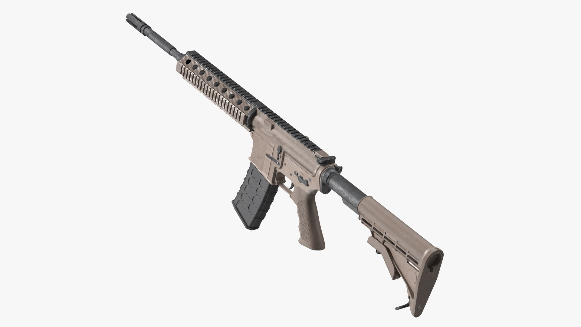 Sniper Rifles Collection 4 3D model preview