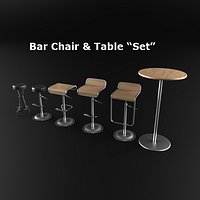 Bar Chair Table Set I