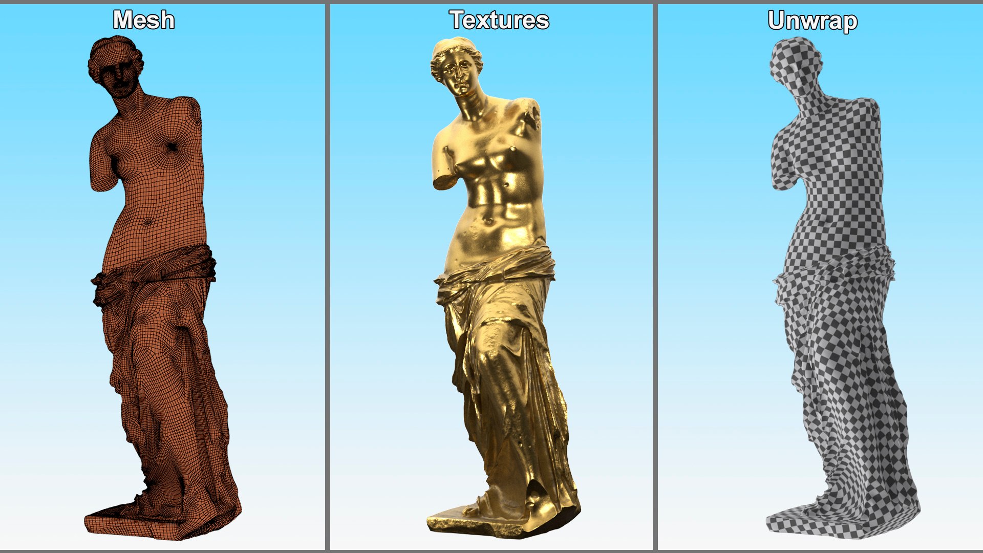 3D Statue of Venus de Milo Gilded https://p.turbosquid.com/ts-thumb/sg/jNpD4G/EH/statueofvenusdemilogilded3dsmodel014/jpg/1726008587/1920x1080/fit_q87/b6765f20a0ba2b14c818c3be600da60bb08860fd/statueofvenusdemilogilded3dsmodel014.jpg