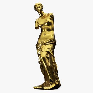 Statue of Venus de Milo Gilded