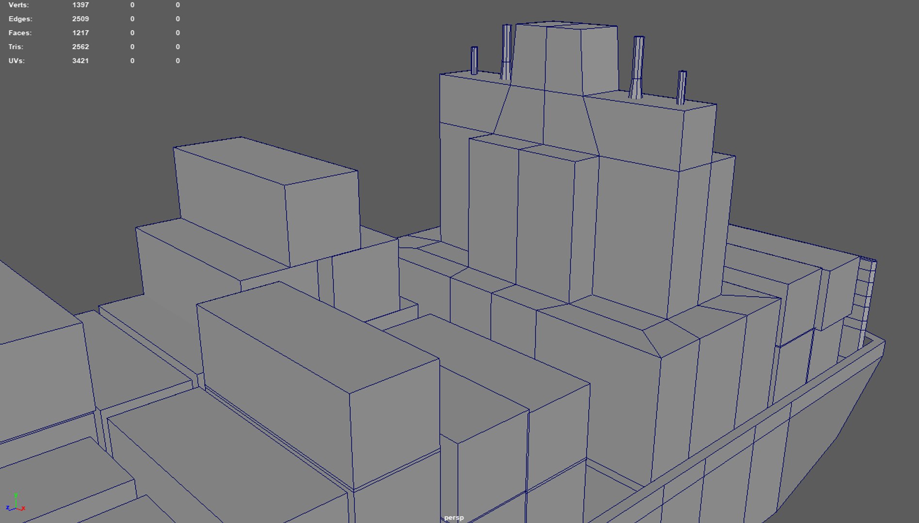 Low Poly Cargo Ship 01 3D Model - TurboSquid 2255067