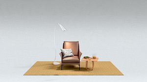 3D laos Armchair 02 model