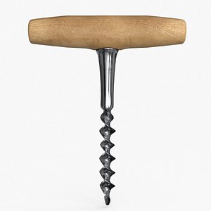 Wooden Handle Corkscrew