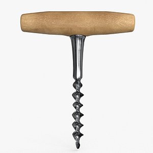 Wooden Handle Corkscrew