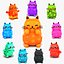 Cute Cartoon Cats