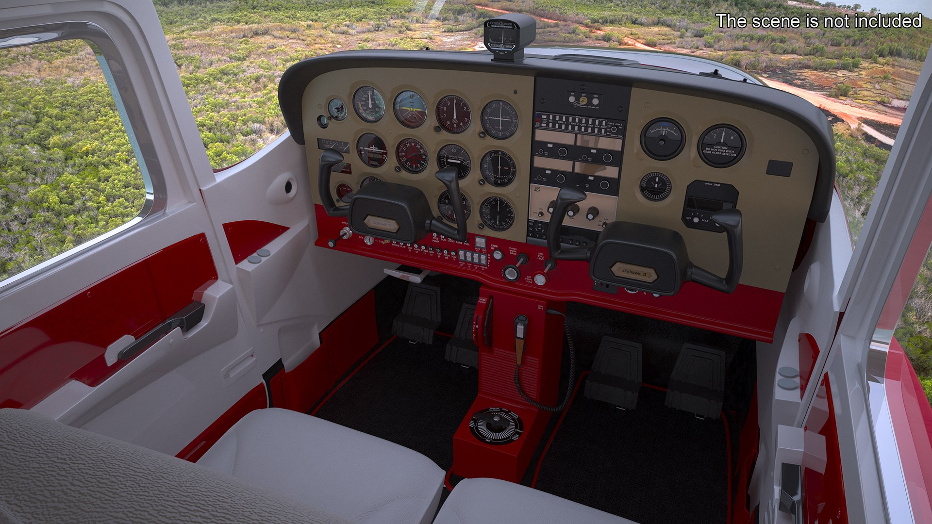 3D Model Seaplane Cessna 172 Rigged - TurboSquid 2377401
