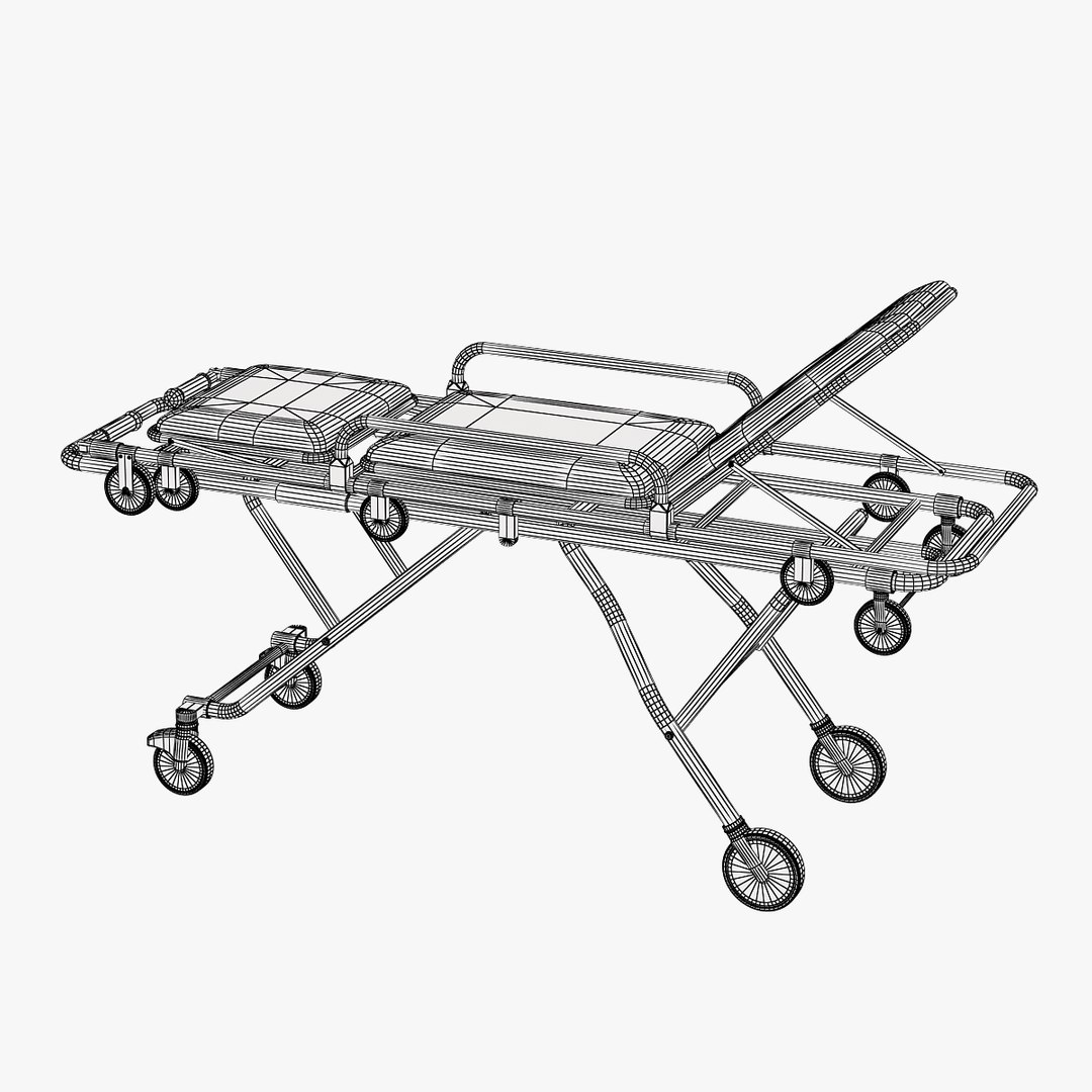 medical stretcher 3d 3ds