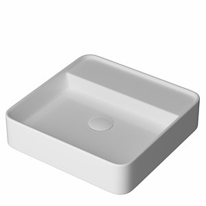 3D model wall hung square shape