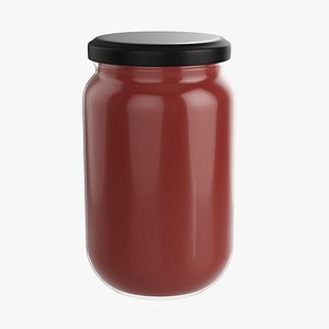 jar tomato sauce 3D model